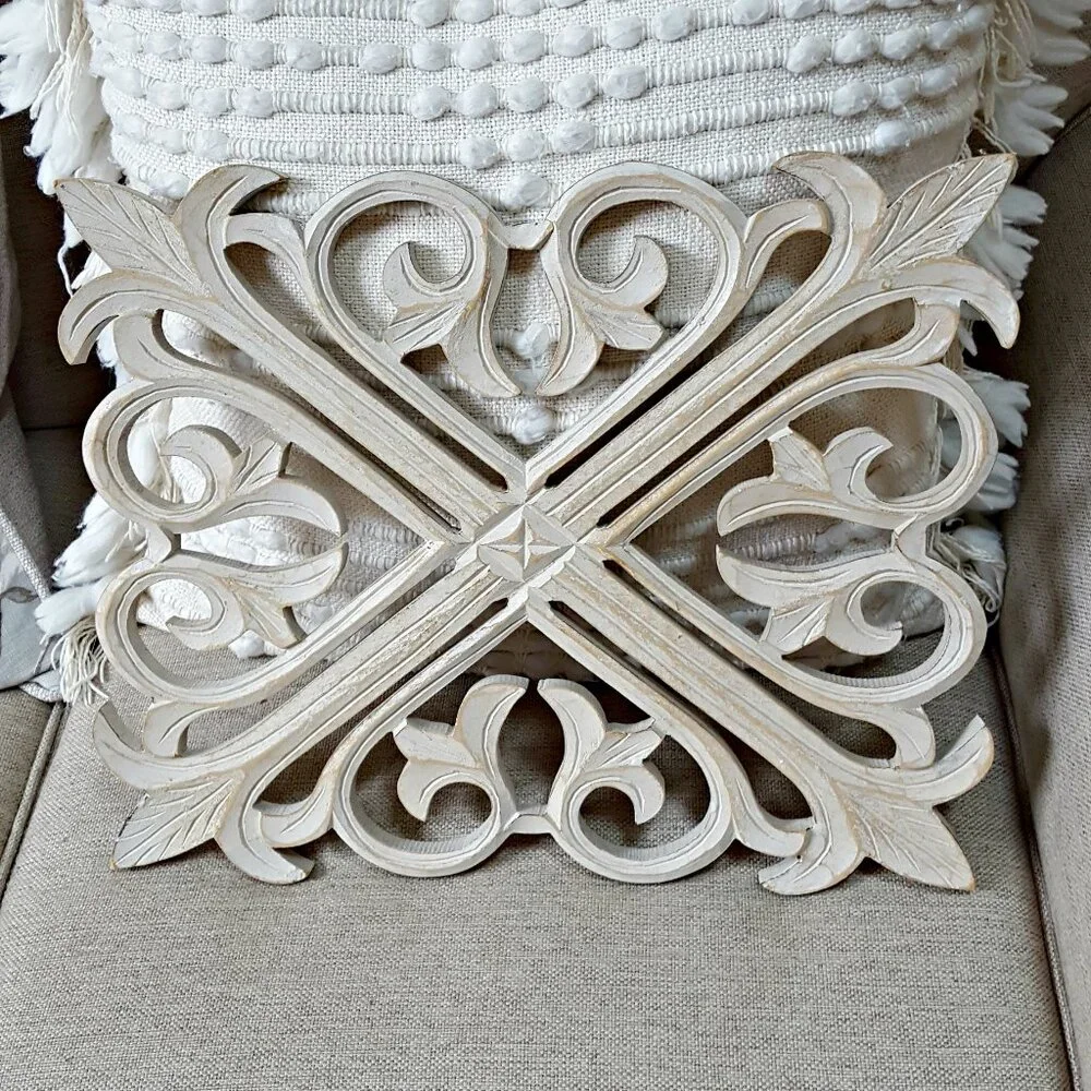 BOHO Farmhouse WOOD WALL MEDALLION DECOR